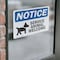 Signmission Service Animals Welcome, 10 in W x Rectangle, Vinyl Decal OS-2PACK-NS-D-710-L-16556 - alternate 4